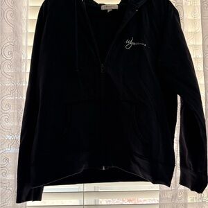 Black Zip-Up Hoodie